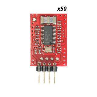 433,92 MHz Módulo receptor para tarjetas electrónicas, paquete de 50 unidades