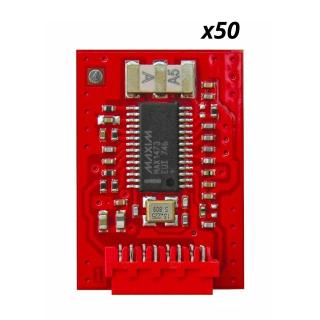433,92 MHz Módulo receptor para tarjetas electrónicas, paquete de 50 unidades