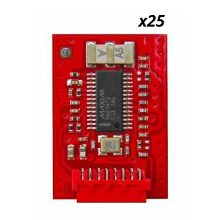 433,92 MHz Módulo receptor para tarjetas electrónicas, paquete de 25 unidades