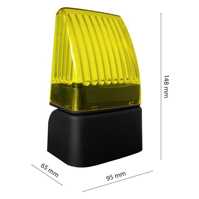 Rotating signal Light/Beacon with led universal 12/24V and 230V